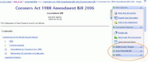 Bills of NZ Online