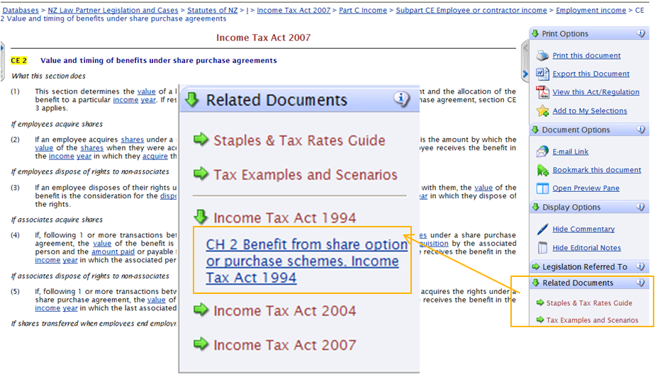 Brookers Online -related documents training tip
