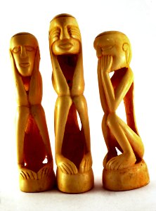 Three wise monkeys - hear no evil, see no evil, speak no evil