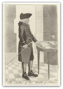 Adam Smith -author of "Wealth of Nations".