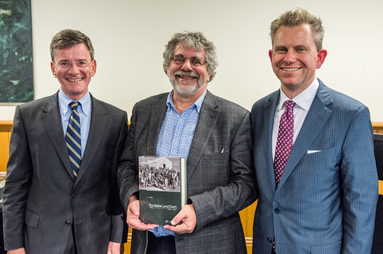 The Attorney General, The Honorable Chris Finlayson, Professor Richard Boast QC, Professor Mark Hickford 