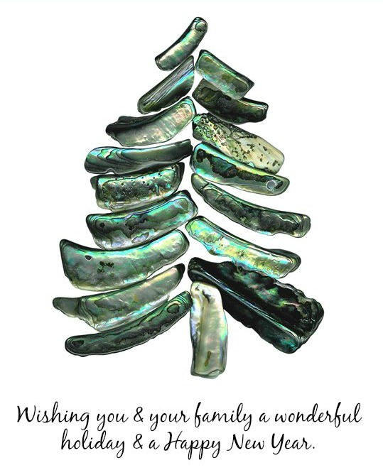 Paua Christmas Tree