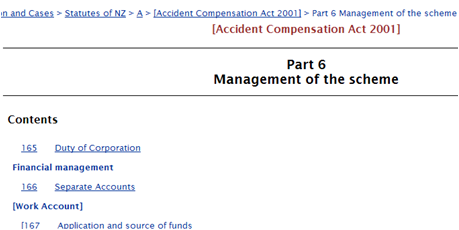 Brookers Online Statutes of NZ