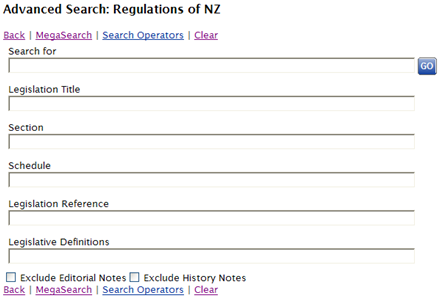 Finding legislation