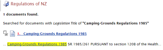 NZ regulations